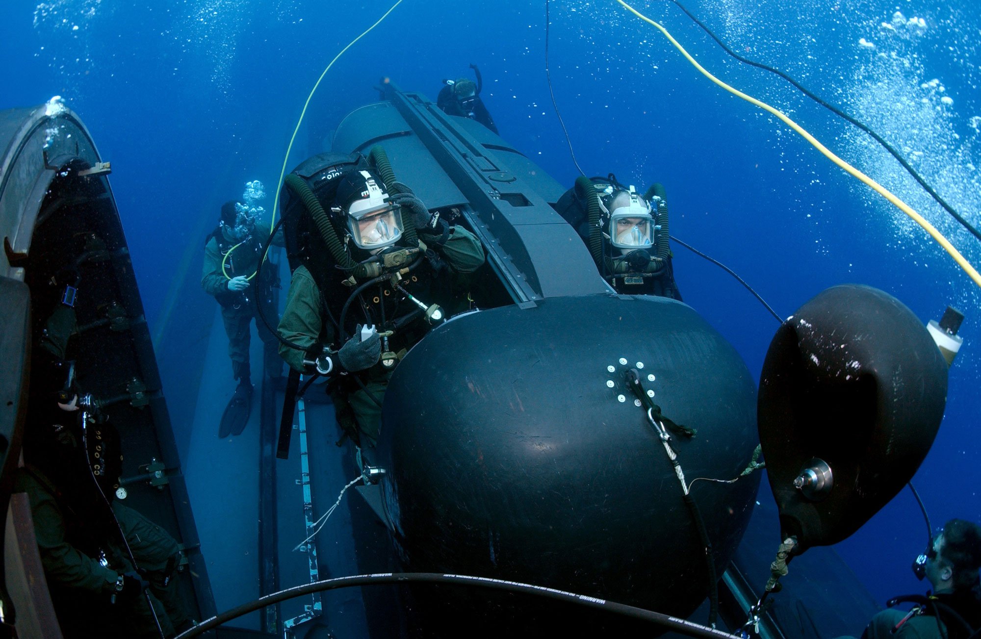 Driving a U.S. Navy SEAL Delivery Vehicle with the Best Teammates in the World